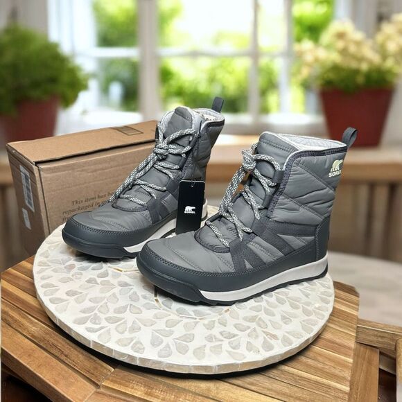 Sorel Whitney II Insulated Short Waterproof Winter Snow Boots Lace Up Women’s 8 - Picture 1 of 16